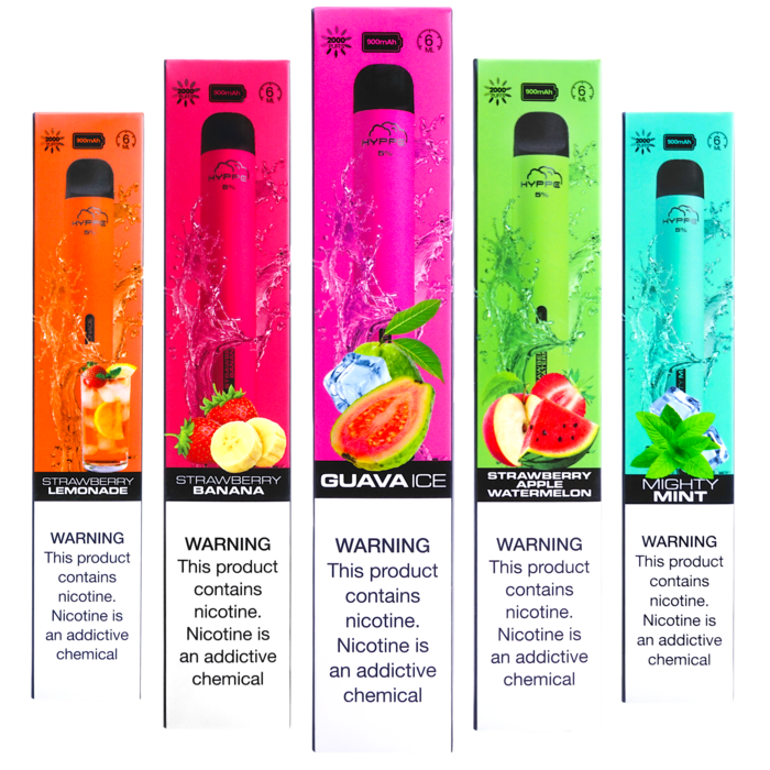 Hyppe Max Flow Single Disposable Vape 2000 Puffs Best Flavors