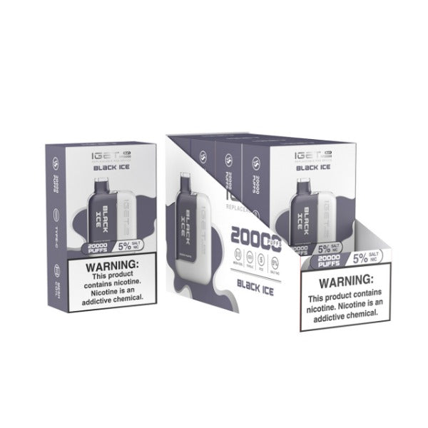 IGET Sun KP20000 Disposable Kit - Black Ice