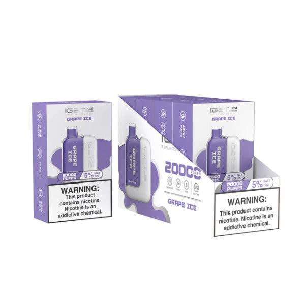 IGET Sun KP20000 Disposable Kit - Grape Ice