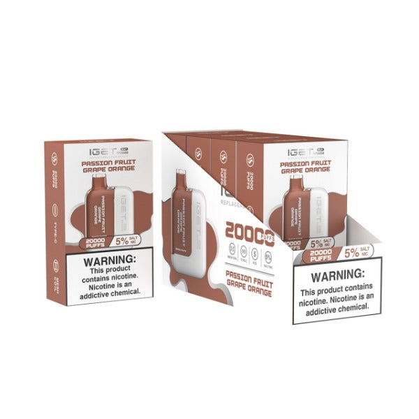 IGET Sun KP20000 Disposable Kit - Passion Fruit Grape Orange
