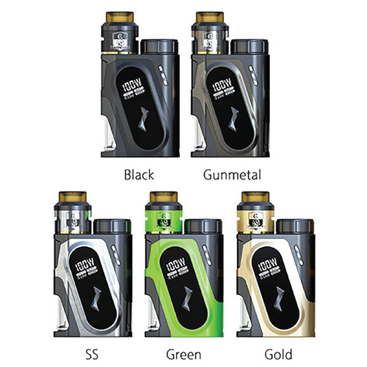 iJoy Capo Squonk Vape Kit Best Colors Black Gunmetal SS Green Gold