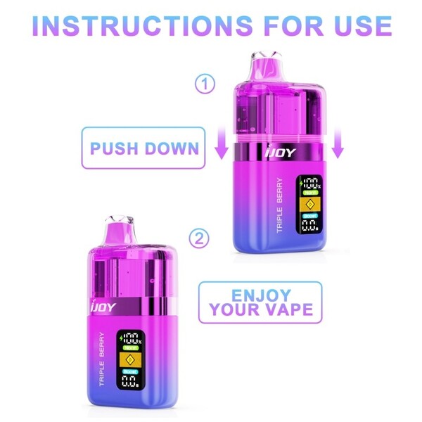 best vape besides geek bar iJoy XP50K 50,000 Puffs Disposable Vape 5 Pack