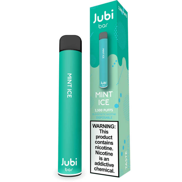 Jubi Bar 2500 Puffs 8ML Single Disposable Vape Best Flavor Mint Ice