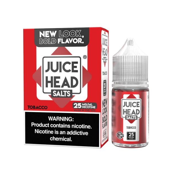 Juice Head Salts 30mL - Tobacco 25mg