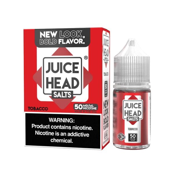 Juice Head Salts 30mL - Tobacco 50mg