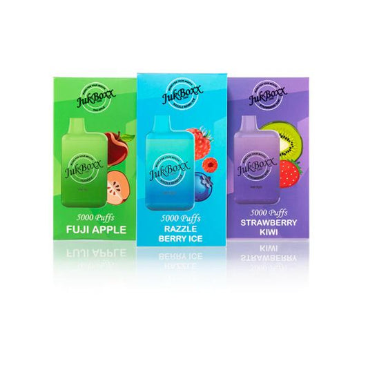 Jukboxx 5000 Puffs Disposable Vape 10 Pack Best Flavors