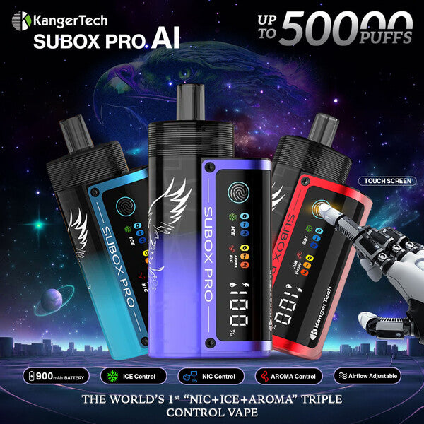 Kanger Subox Pro AI Nic+Ice+Aroma Control 50K Puffs Disposable