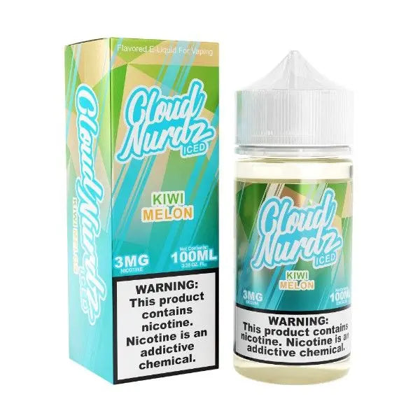 Best Deal Cloud Nurdz 100mL Vape Juice - Kiwi Melon Iced
