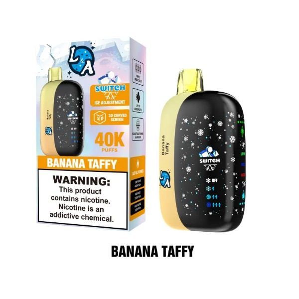 L&A Switch 40,000 Puffs Disposable - Banana Taffy