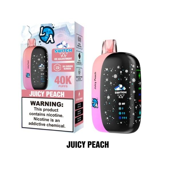 L&A Switch 40,000 Puffs Disposable - Juicy Peach