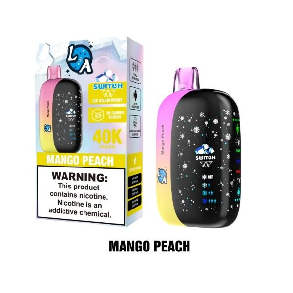 L&A Switch 40,000 Puffs Disposable - Mango Peach