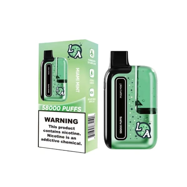 L&A Tank 58,000 Puff Disposable Miami Mint