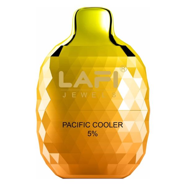 LAFI Jewels 6500 Puffs Rechargeable Vape Disposable 13mL 10 Pack Best Flavor Pacific Cooler