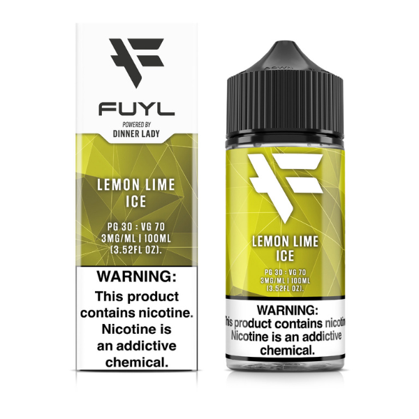 FUYL by Dinner Lady 100mL E-liquid Series - Lemon Lime Ice