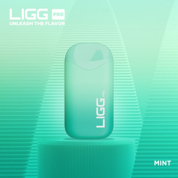 LIGG Pro 5500 Puffs Rechargeable Disposable - Mint