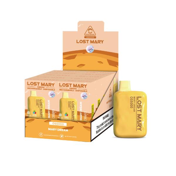 Best Deal Lost Mary OS5000 Disposable Vape by Elf Bar 10-Pack 13mL Mary Dream