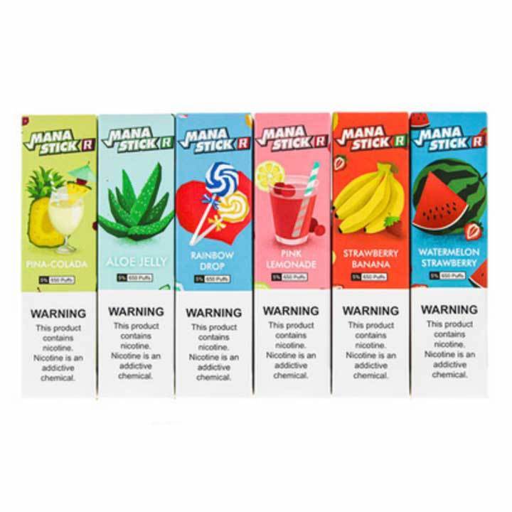 Lost Vape Mana Stick R Disposable Vape 8 Pack 3mL Best Flavors