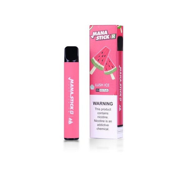 Best Deal Lost Vape Mana Stick R Disposable Vape 3mL 8 Pack - Lush Ice