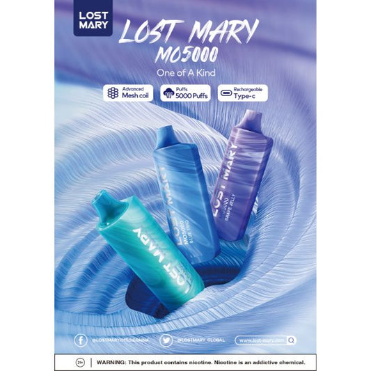 Best Deal Lost Mary MO5000 Disposable Vape by Elf Bar 10 Pack 13.5mL