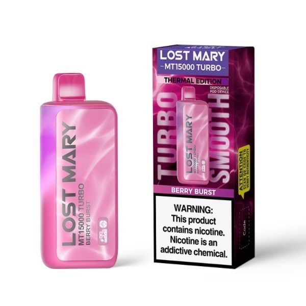 Lost Mary MT15000 Turbo Rechargeable Vape - Berry Burst