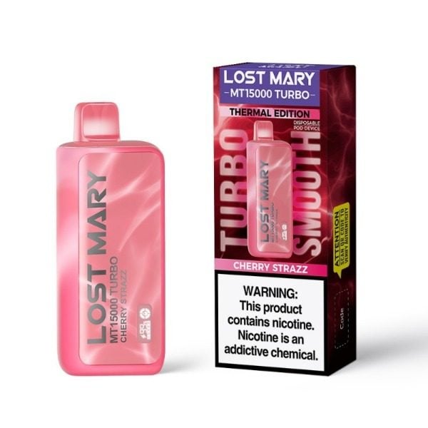 Lost Mary MT15000 Turbo Rechargeable Vape - Cherry Strazz