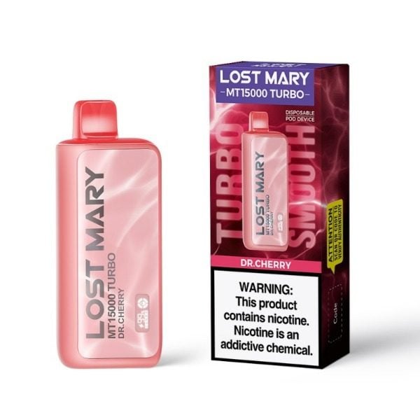Lost Mary MT15000 Turbo Rechargeable Vape - Dr. Cherry`
