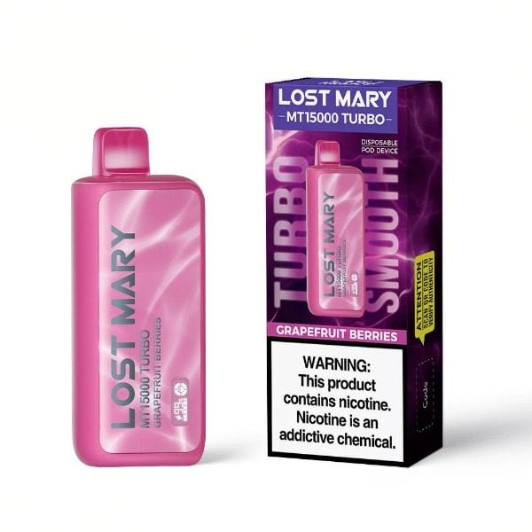 Lost Mary MT15000 Turbo Rechargeable Vape - Grapefruit Berries