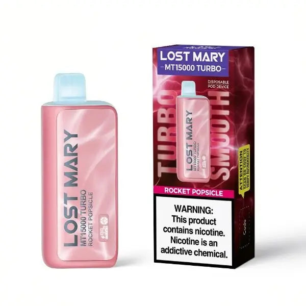 Best Deal Lost Mary MT15000 Turbo 15000 Puffs Rechargeable Disposable 20mL Rocket Popsicle