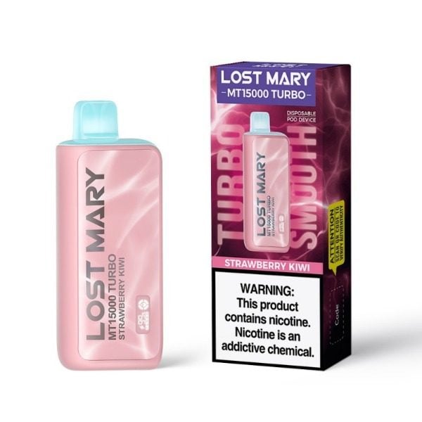 Lost Mary MT15000 Turbo Rechargeable Vape - Strawberry Kiwi