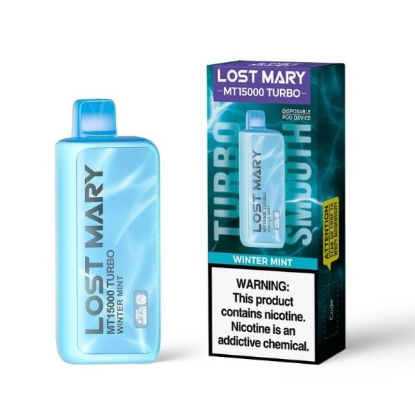 Lost Mary MT15000 Turbo Rechargeable Vape - Winter Mint