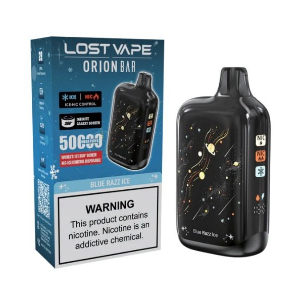 Lost Vape Orion Bar 50,000 Puffs Disposable - Blue Razz Ice