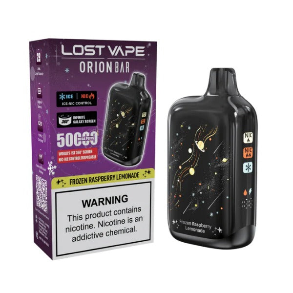 Best Deal Lost Vape Orion Bar 50,000 Puffs Disposable Frozen Raspberry Lemonade