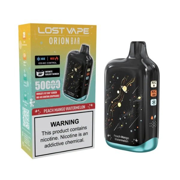Lost Vape Orion Bar 50,000 Puffs Disposable - Peach Mango Watermelon