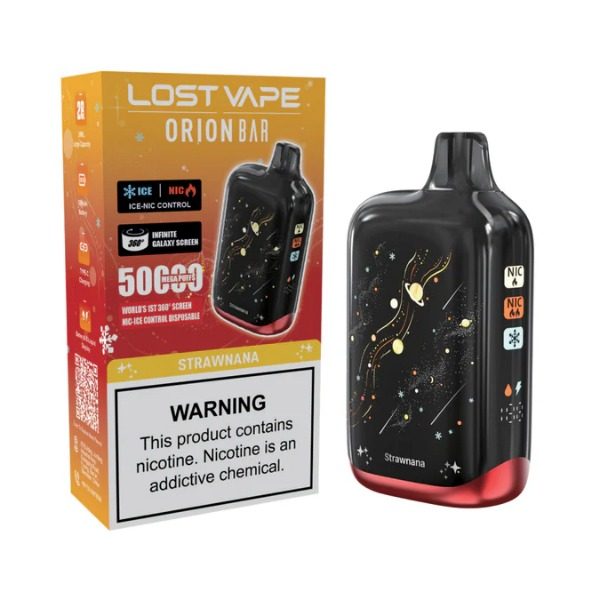 Lost Vape Orion Bar 50,000 Puffs Disposable - Strawnana