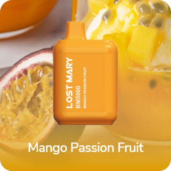 Best Deal Lost Mary BM5000 Puffs Disposable Vape 12mL Mango Passion Fruit