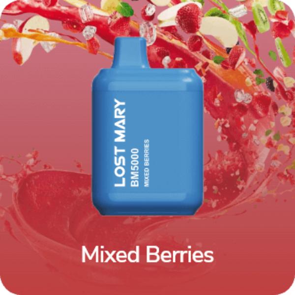 Best Deal Lost Mary BM5000 Puffs Disposable Vape 12mL Mixed Berries