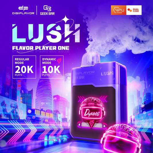 Best Deal Digiflavor x Geek Bar Lush 20000 Puffs Rechargeable Vape Disposable 18mL