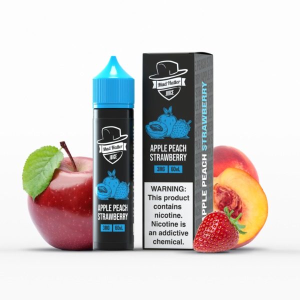 Mad Hatter Juice 60mL - Apple Peach Strawberry
