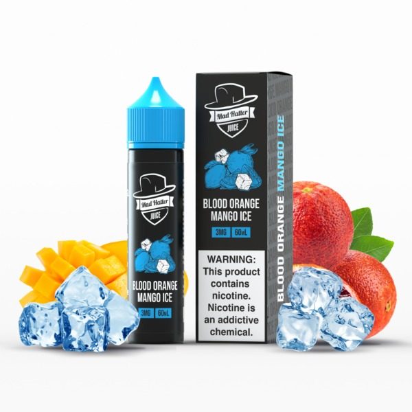 Mad Hatter Juice 60mL - Blood Orange Mango Ice