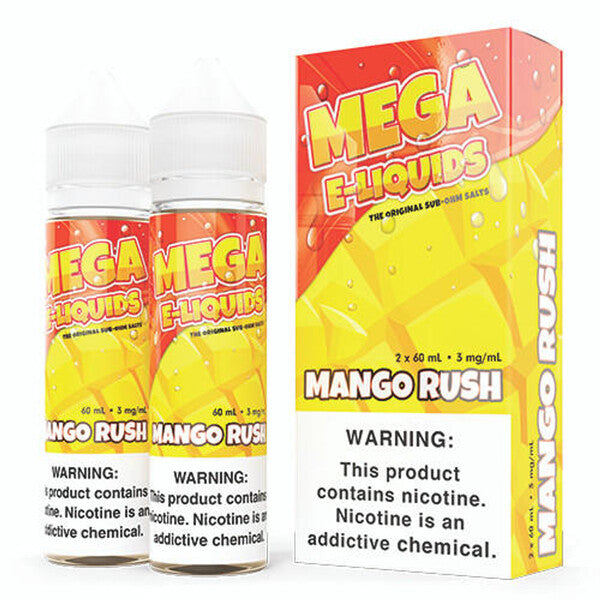 Best Deal Mega Series E-liquid 2x60ML - Mango Rush