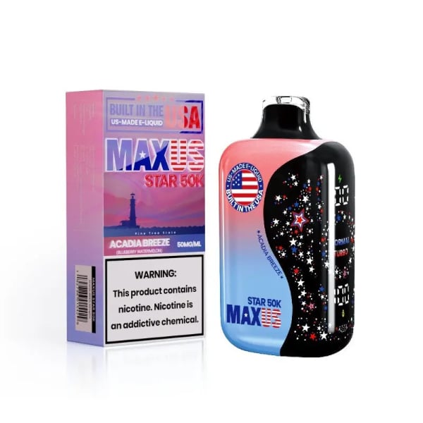 MAXUS Star 50,000 Puffs Disposable Acadia Breeze