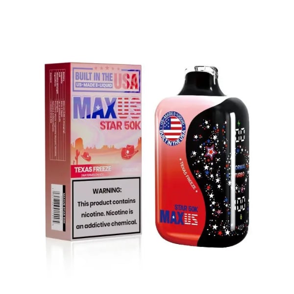 MAXUS Star 50,000 Puffs Disposable Texas Freeze