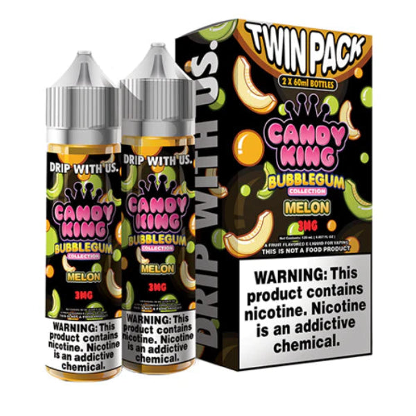 Best Deal Candy King Bubblegum Vape Juice 120mL - Melon