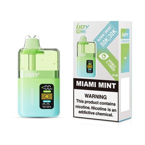 iJoy XP50K 50,000 Puffs Disposable Vape 5-Pack - Miami Mint