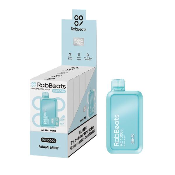 RabBeats RC10000 10000 Puffs Disposable Vape 18mL Best Flavor Miami Mint