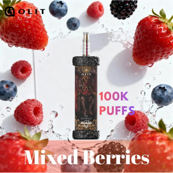 Olit Hookalit Plus 100K Puffs Disposable - Mixed Berries