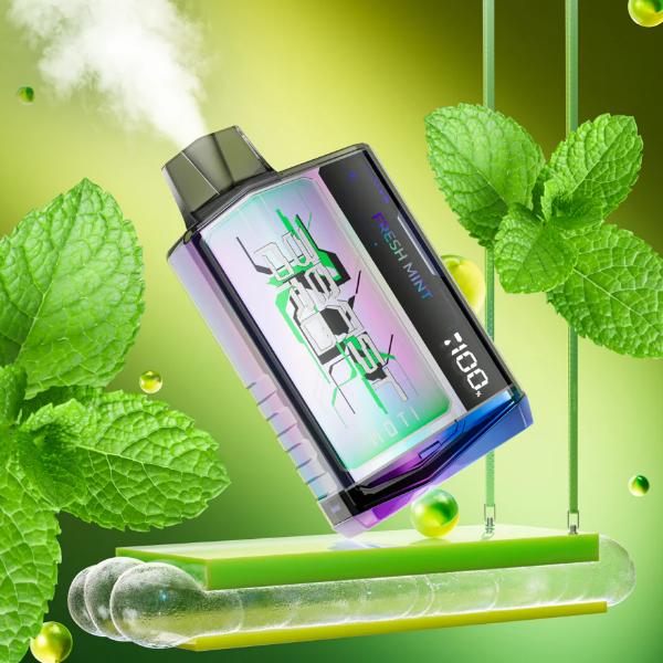 Moti Beast Pro 10000 Puffs Rechargeable Vape Disposable 18mL Best Flavor Fresh Mint