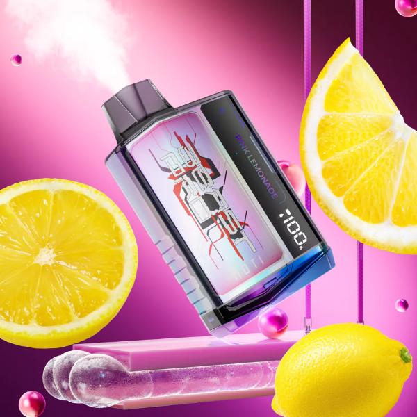 Moti Beast Pro 10000 Puffs Rechargeable Vape Disposable 18mL  Best Flavor Pink Lemonade