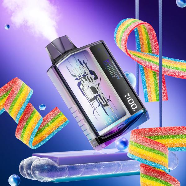 Moti Beast Pro 10000 Puffs Rechargeable Vape Disposable 18mL Best Flavor Rainbow Cloudz