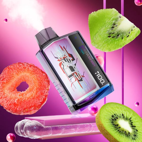 Moti Beast Pro 10000 Puffs Rechargeable Vape Disposable 18mL Best Flavor Strawberry Kiwi